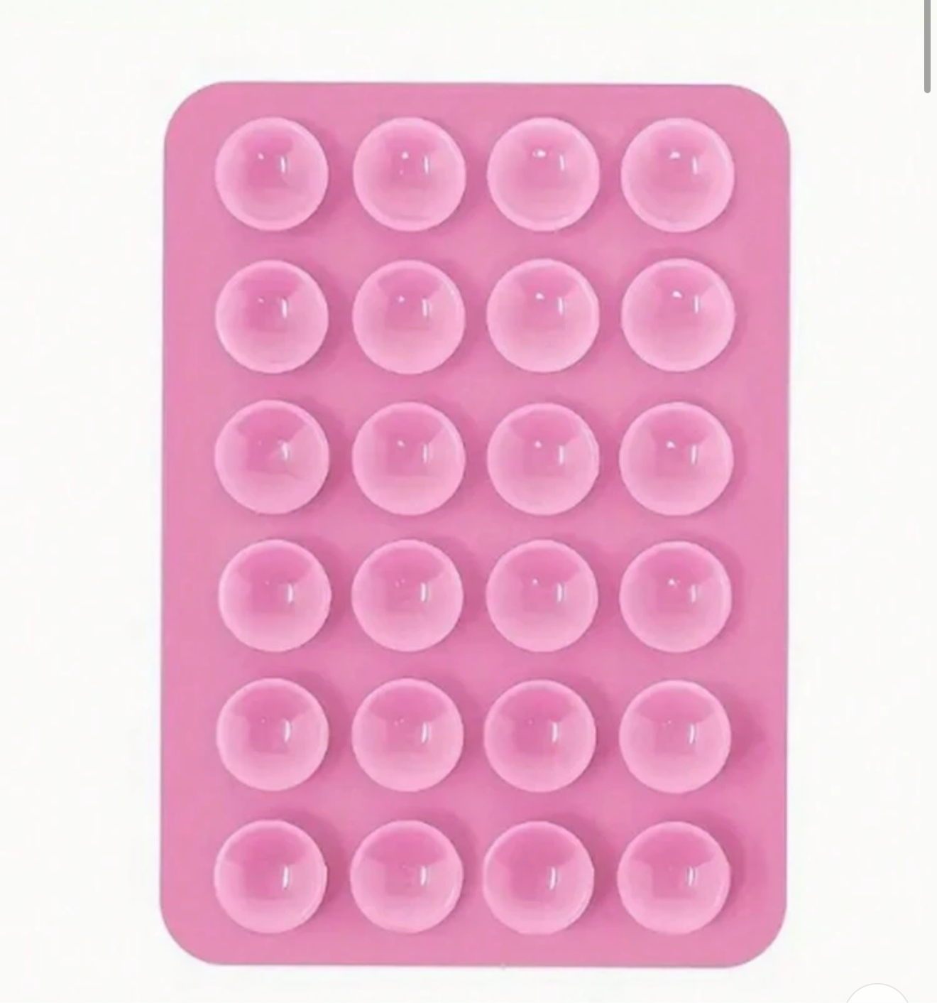 Sílikon sima haldari bleikur