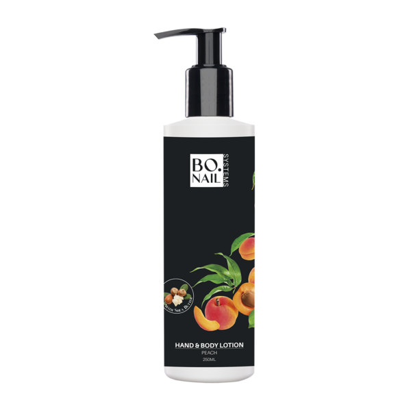 BO.NAIL Hand & Body Lotion Peach (250ml)