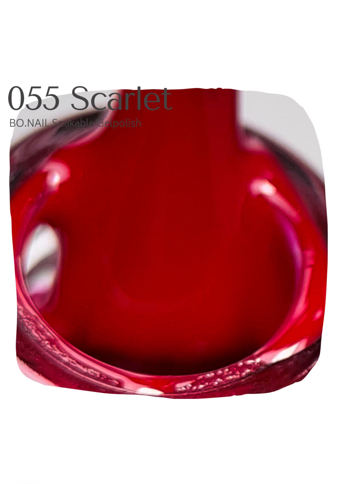 BO.NAIL Soakable Gelpolish #055 Scarlet