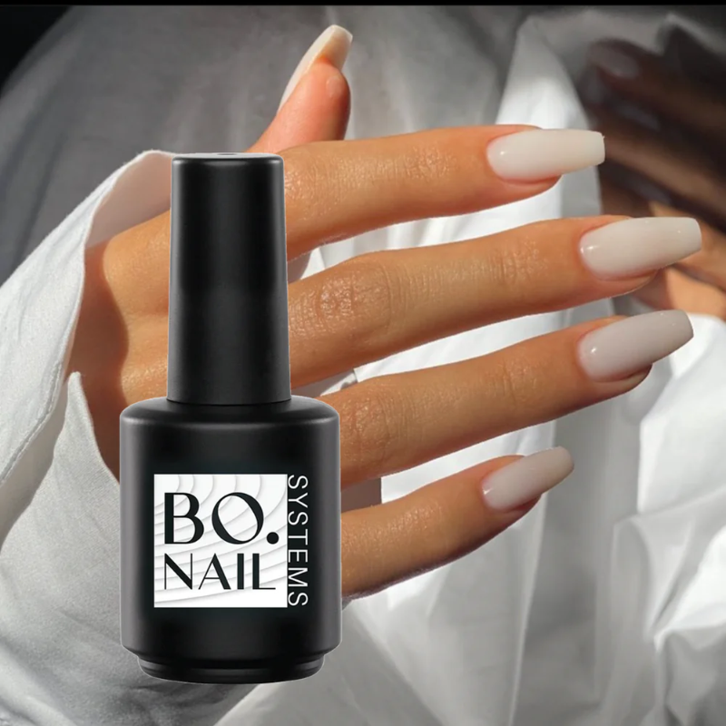 BO NAILS Brush Builder Gel Biab White | 15 ml