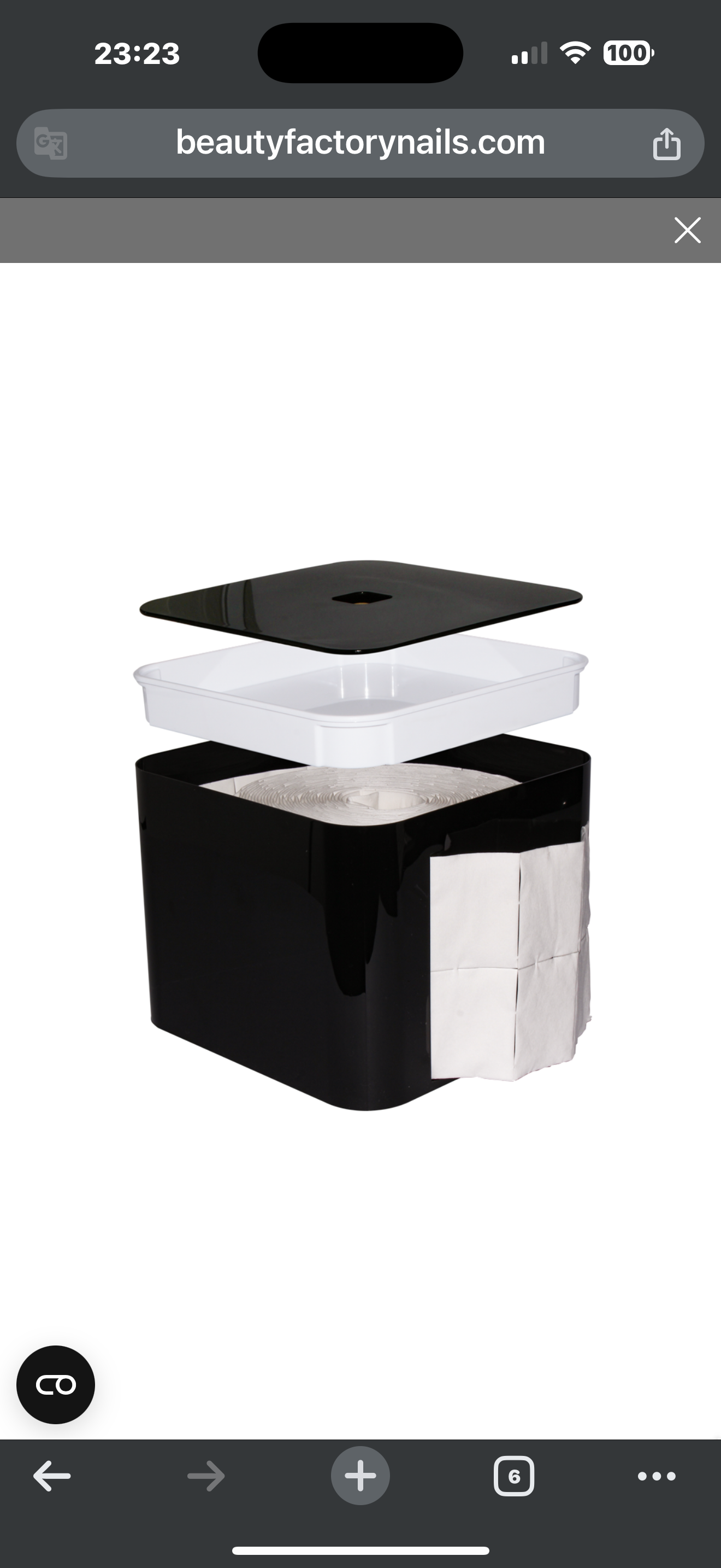 Nail Wipe Dispenser Deluxe