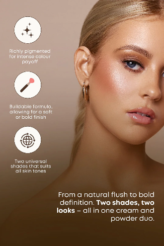 Vani-T Make Me Blush Cream & Powder Duo - blushes