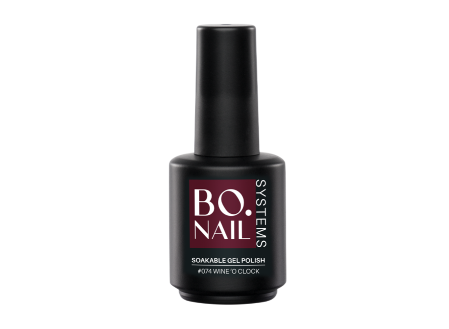 BO.NAIL Soakable Gelpolish #074 Wine 'O Clock (15ml)