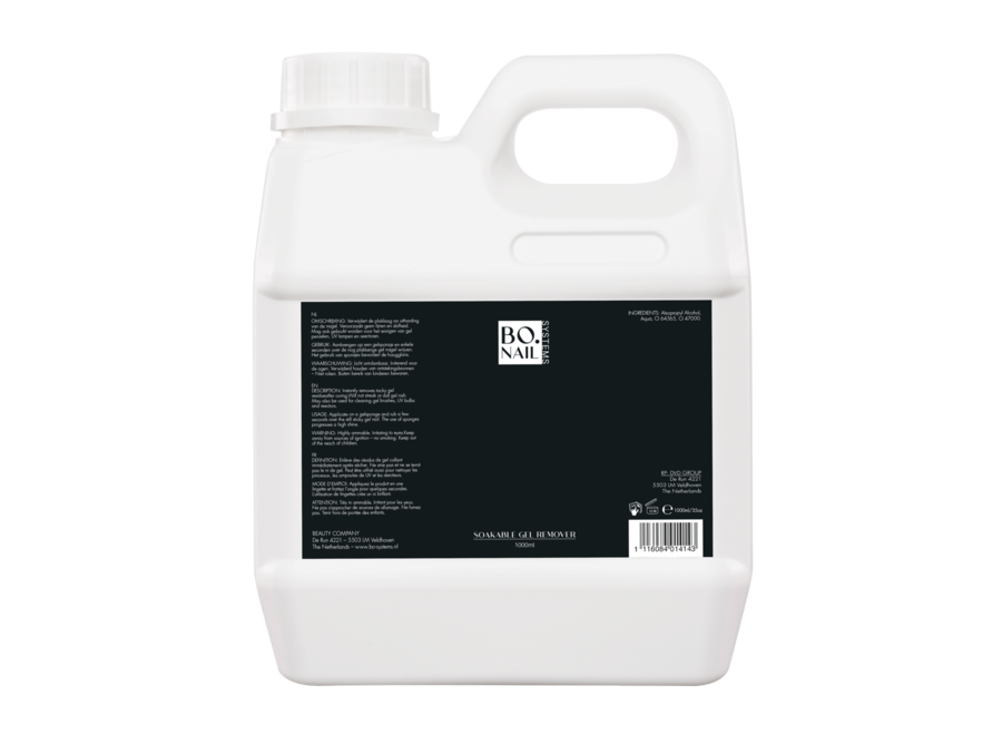BO.NAIL Soakable Gel Remover (1000ml)