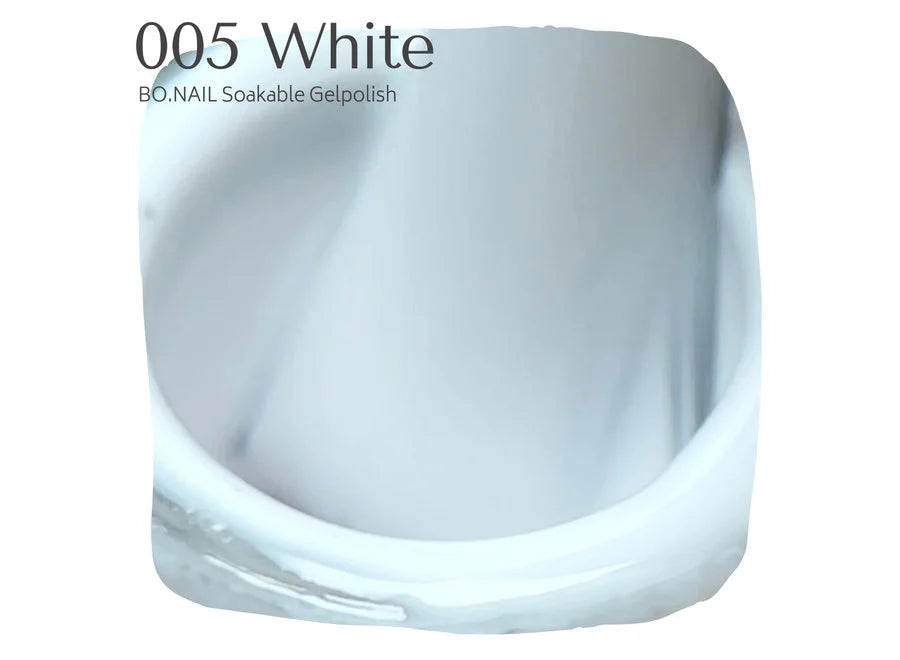 BO.NAIL Soakable Gelpolish #005 White (15ml)