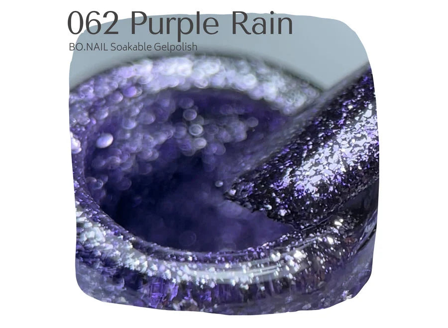 BO.NAIL Soakable Gelpolish #062 Purple Rain (15ml)