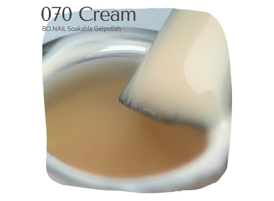 BO.NAIL Soakable Gelpolish #070 Cream (15ml)