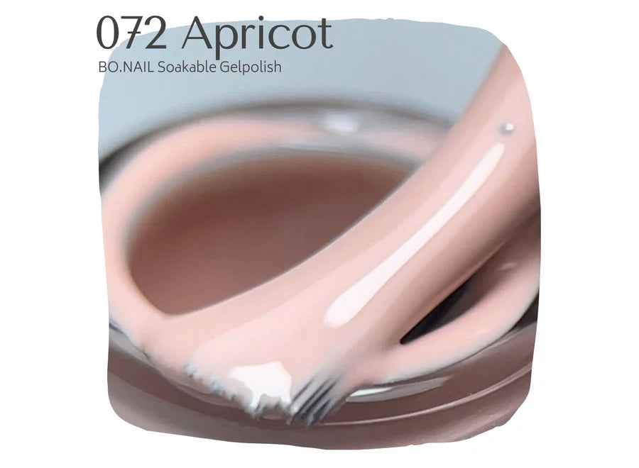 BO.NAIL Soakable Gelpolish #072 Apricot (15ml)