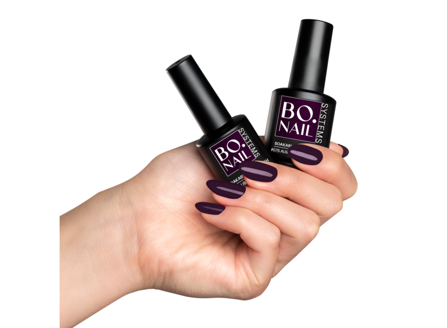 BO.NAIL Soakable Gelpolish #075 Aubergine Supreme