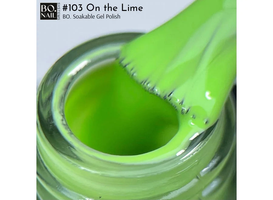 BO.NAIL Soakable Gelpolish #103 On The Lime (15ml)