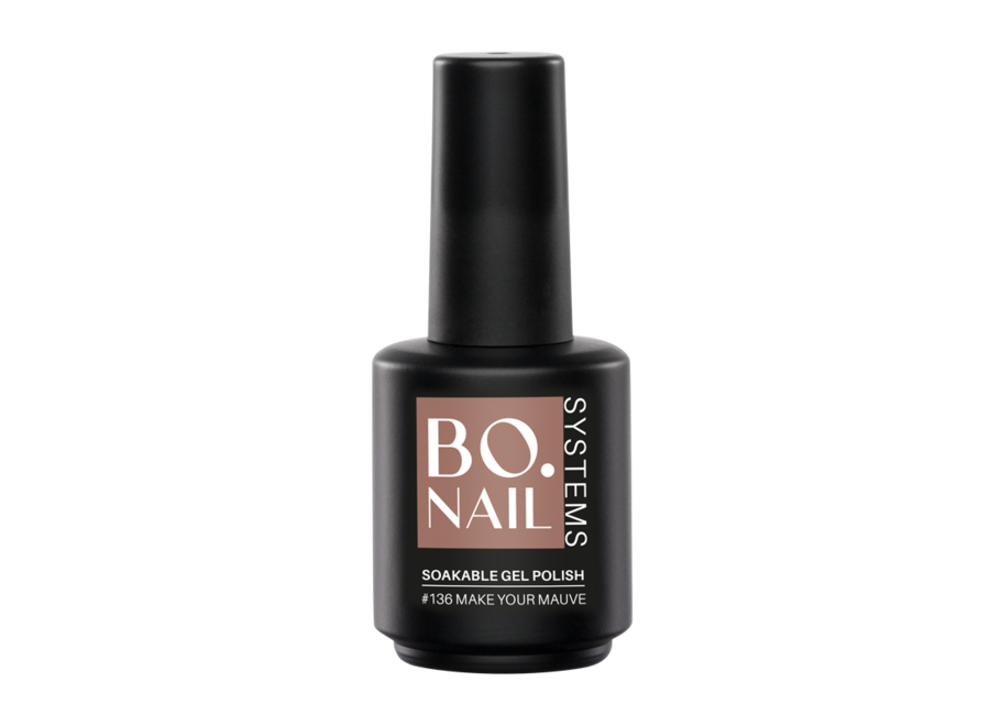 BO.NAIL Soakable Gelpolish #136 Make Your Mauve (15ml)