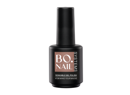 BO.NAIL Soakable Gelpolish #136 Make Your Mauve (15ml)