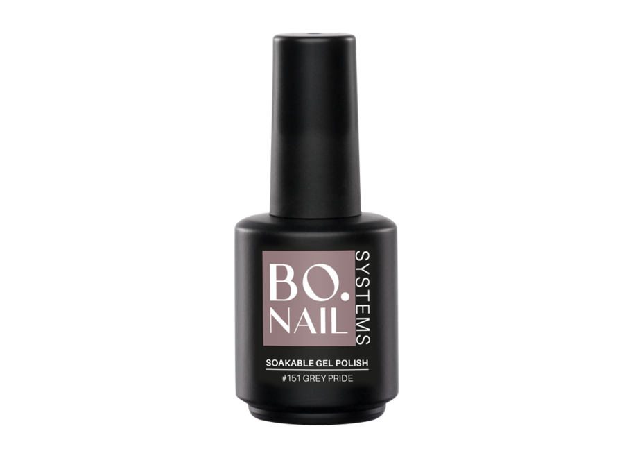 BO.NAIL Soakable Gelpolish #151 Grey Pride (15ml)